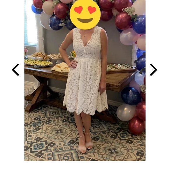 Lulu’s white lace dress - Picture 9 of 14